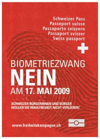 NEIN zum biometrischen Reisepass