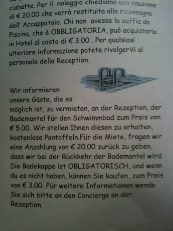 Hotel-Information für deutsche Gäste